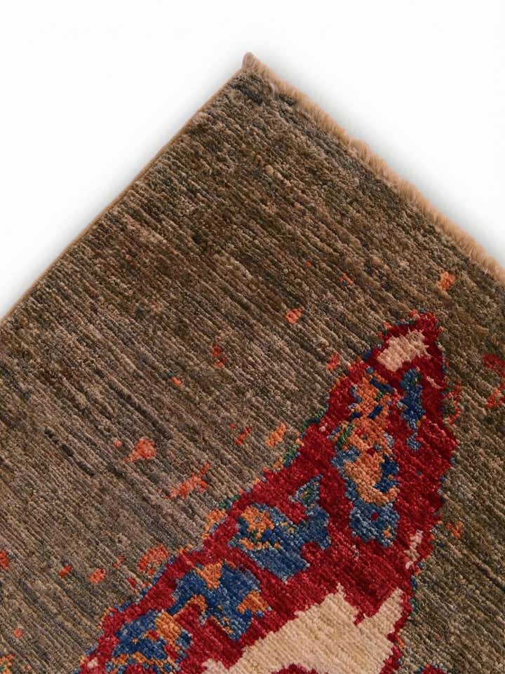3' 2 x 4' 9 Hand Knotted Modern Ziegler Rug