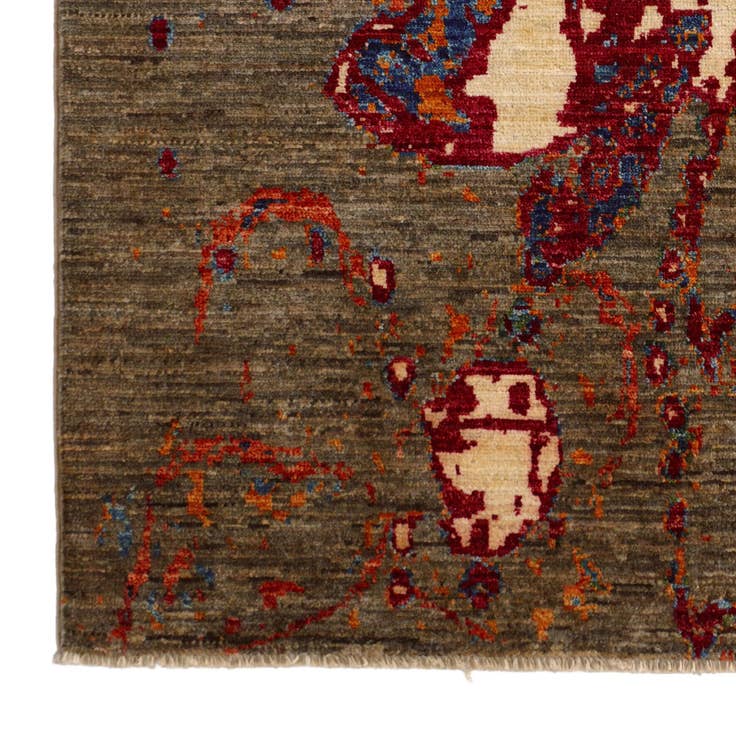 Detail image of 3' 2 x 4' 9 Hand Knotted Modern Ziegler Rug