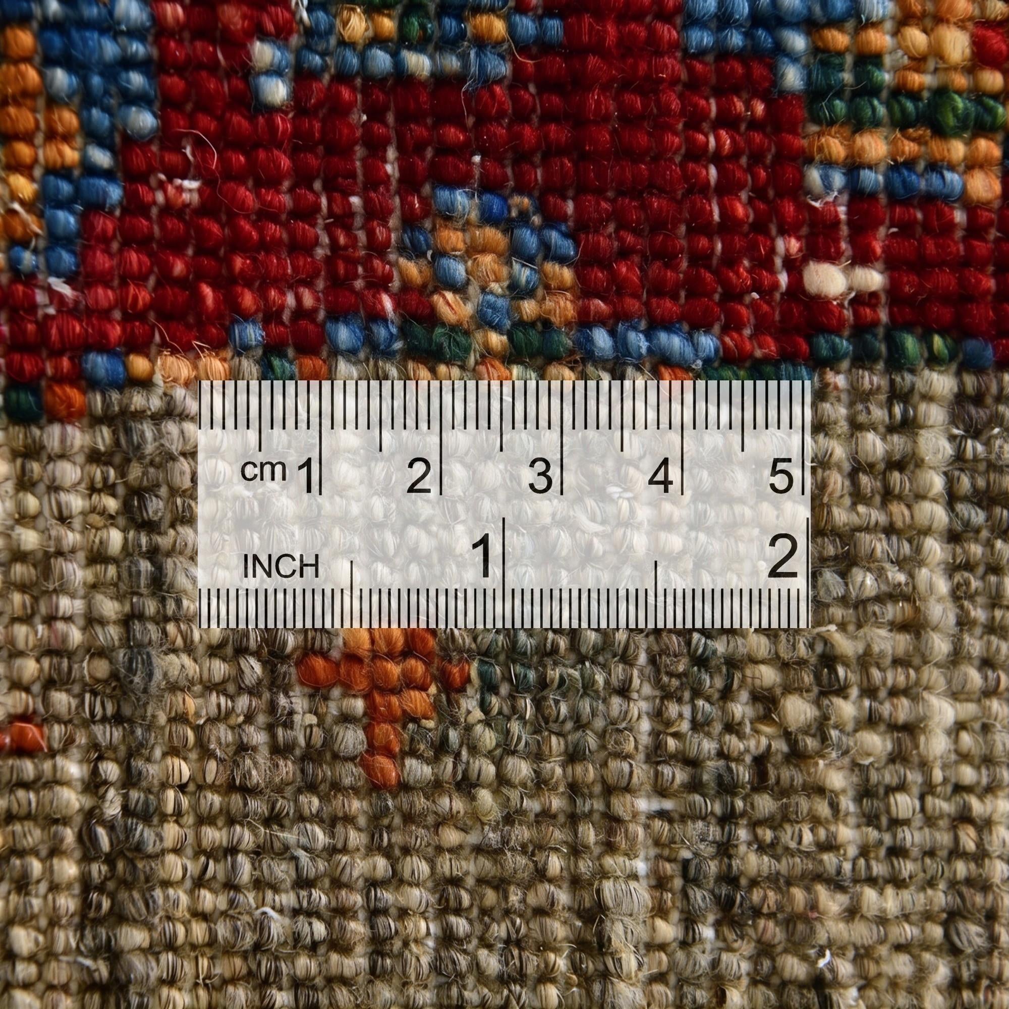 3' 2 x 4' 9 Hand Knotted Modern Ziegler Rug