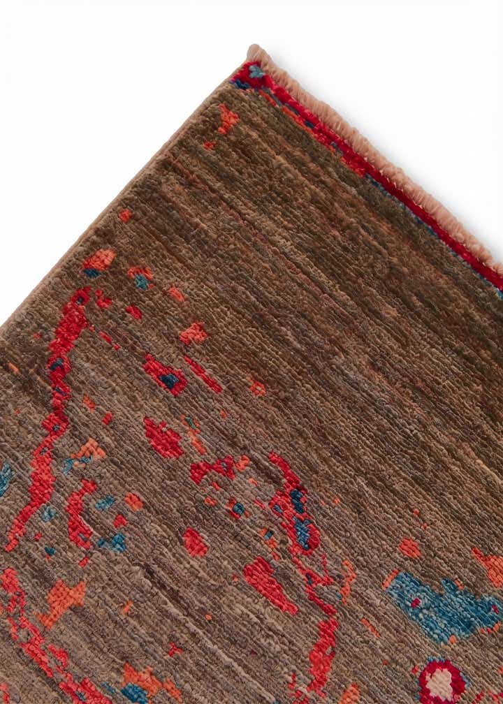 3' 4 x 5' Hand Knotted Modern Ziegler Rug
