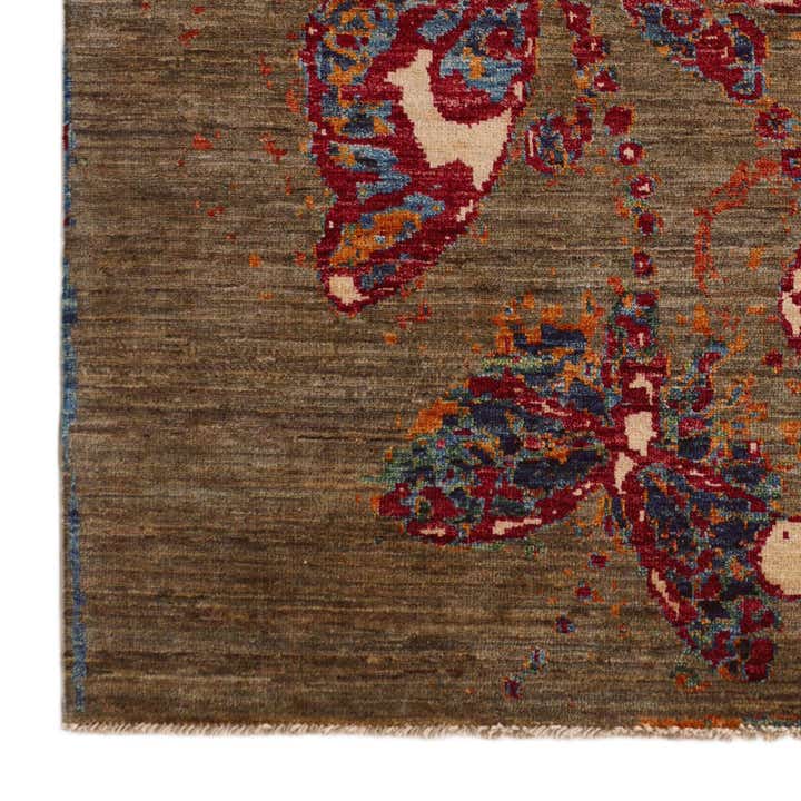 3' 4 x 5' Hand Knotted Modern Ziegler Rug