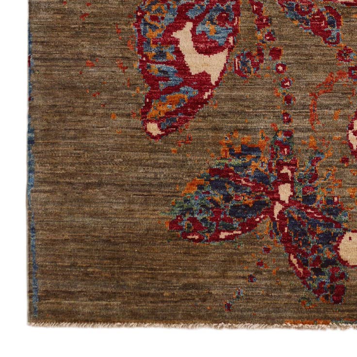 Detail image of 3' 4 x 5' Hand Knotted Modern Ziegler Rug