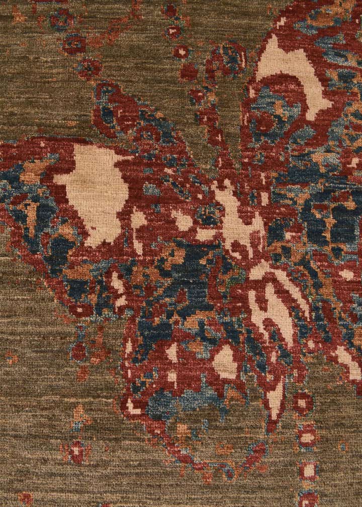 3' 4 x 5' Hand Knotted Modern Ziegler Rug