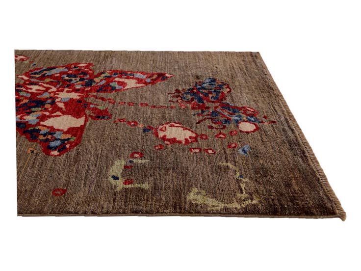 Detail image of 2' 8 x 4' 1 Hand Knotted Modern Ziegler Rug