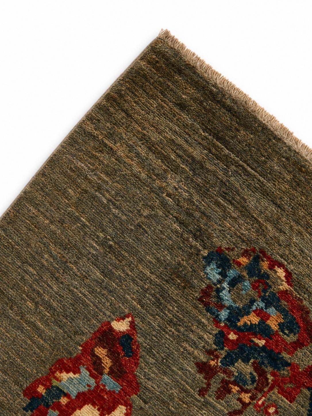 2' 8 x 4' 1 Hand Knotted Modern Ziegler Rug