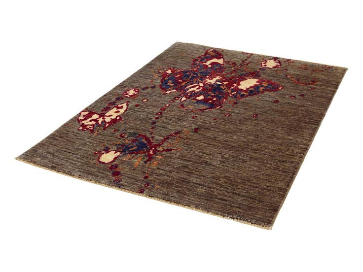 Detail image of 3' 2 x 4' 6 Hand Knotted Modern Ziegler Rug