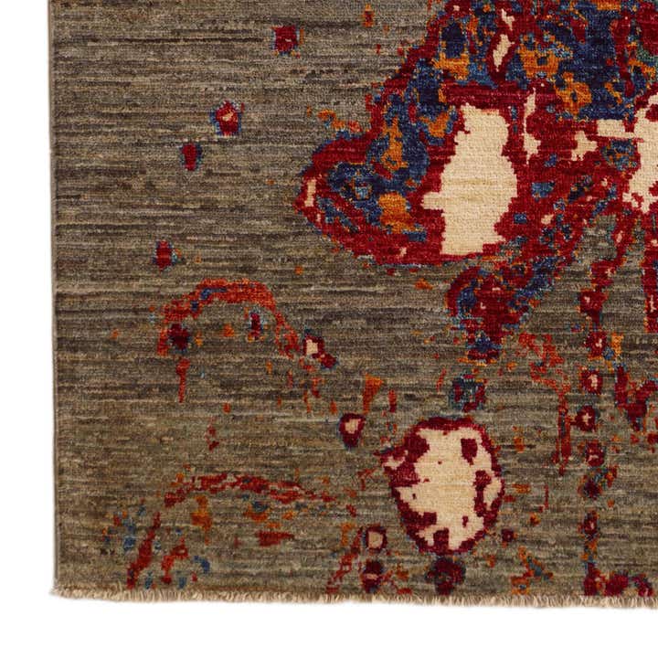 3' 2 x 4' 6 Hand Knotted Modern Ziegler Rug