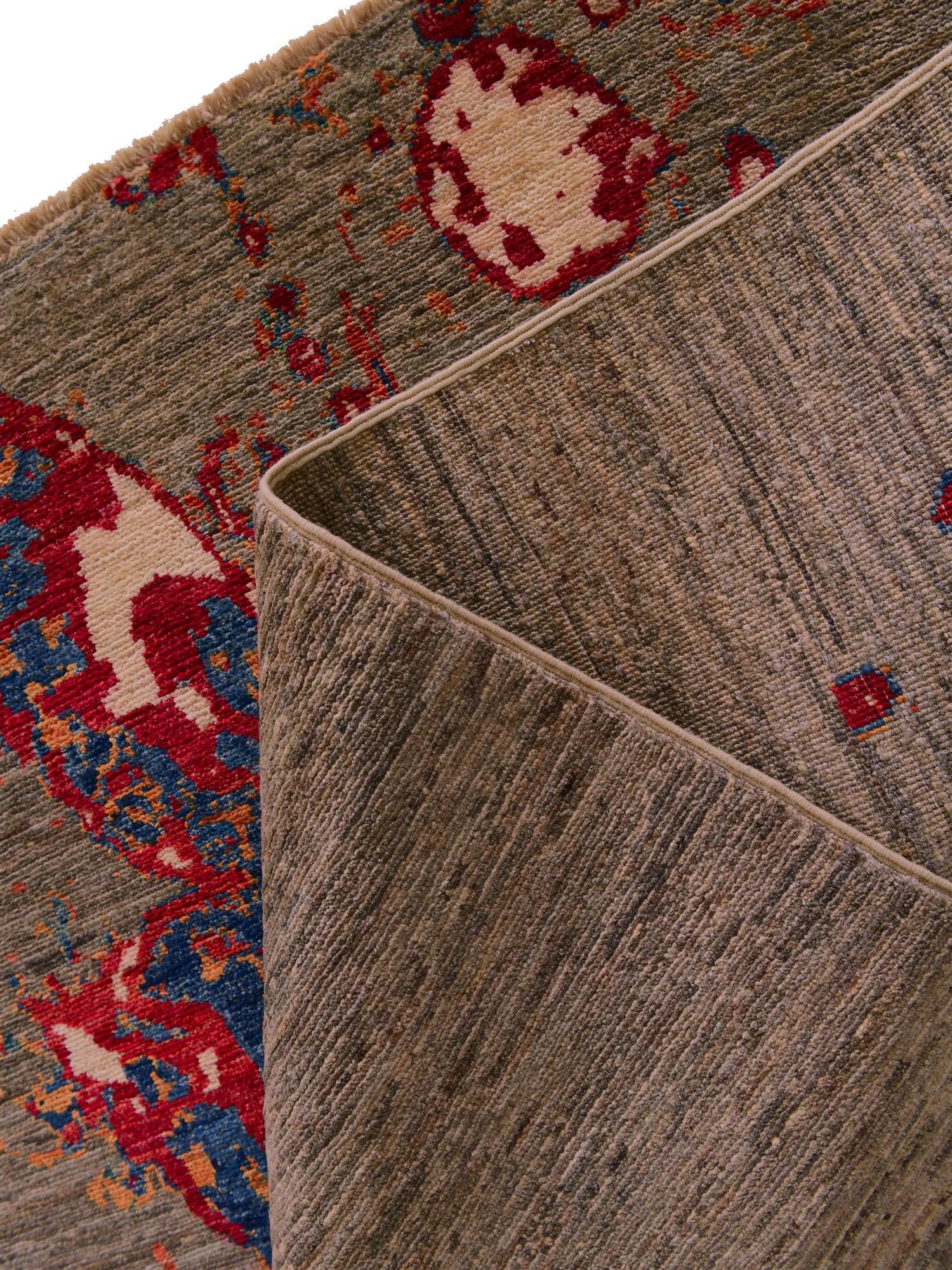 95cm x 135cm Hand Knotted Modern Ziegler Rug