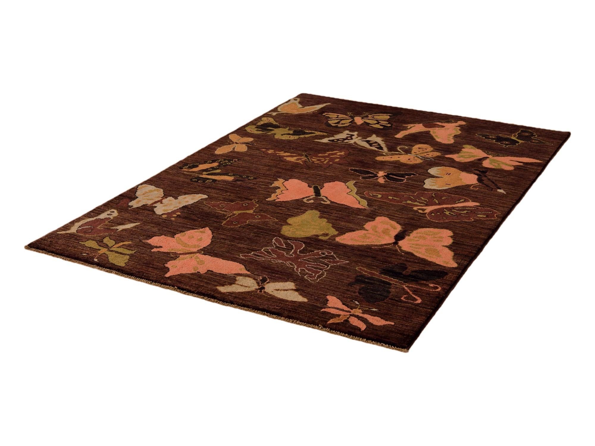 4' 1 x 5' 10 Hand Knotted Modern Ziegler Rug
