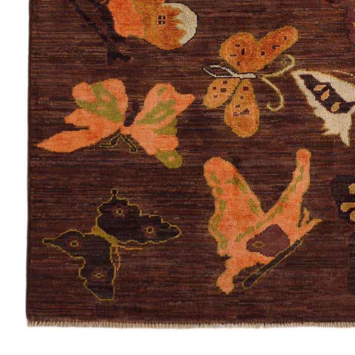 4' 1 x 5' 10 Hand Knotted Modern Ziegler Rug