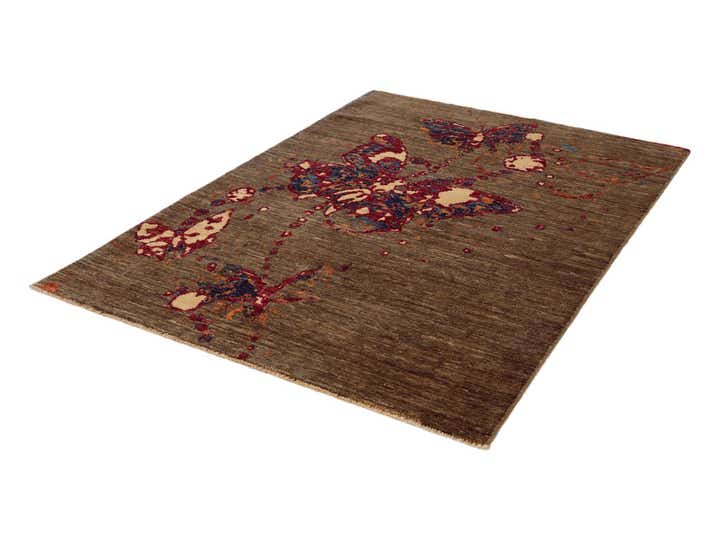 3' 6 x 5' Hand Knotted Modern Ziegler Rug