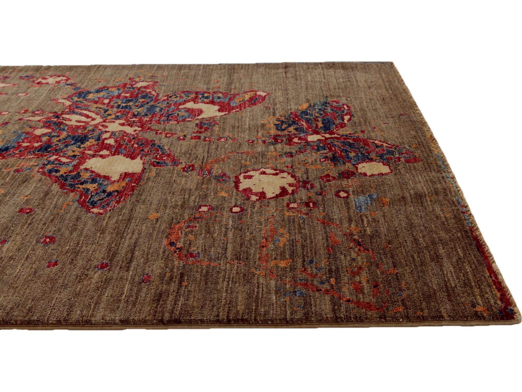 3' 6 x 5' Hand Knotted Modern Ziegler Rug