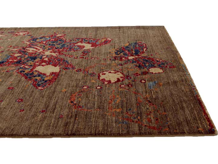 3' 6 x 5' Hand Knotted Modern Ziegler Rug