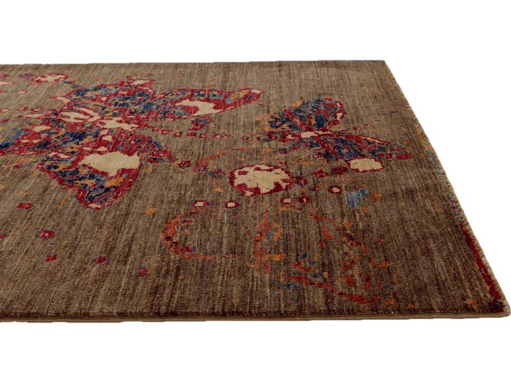 Detail image of 3' 6 x 5' Hand Knotted Modern Ziegler Rug