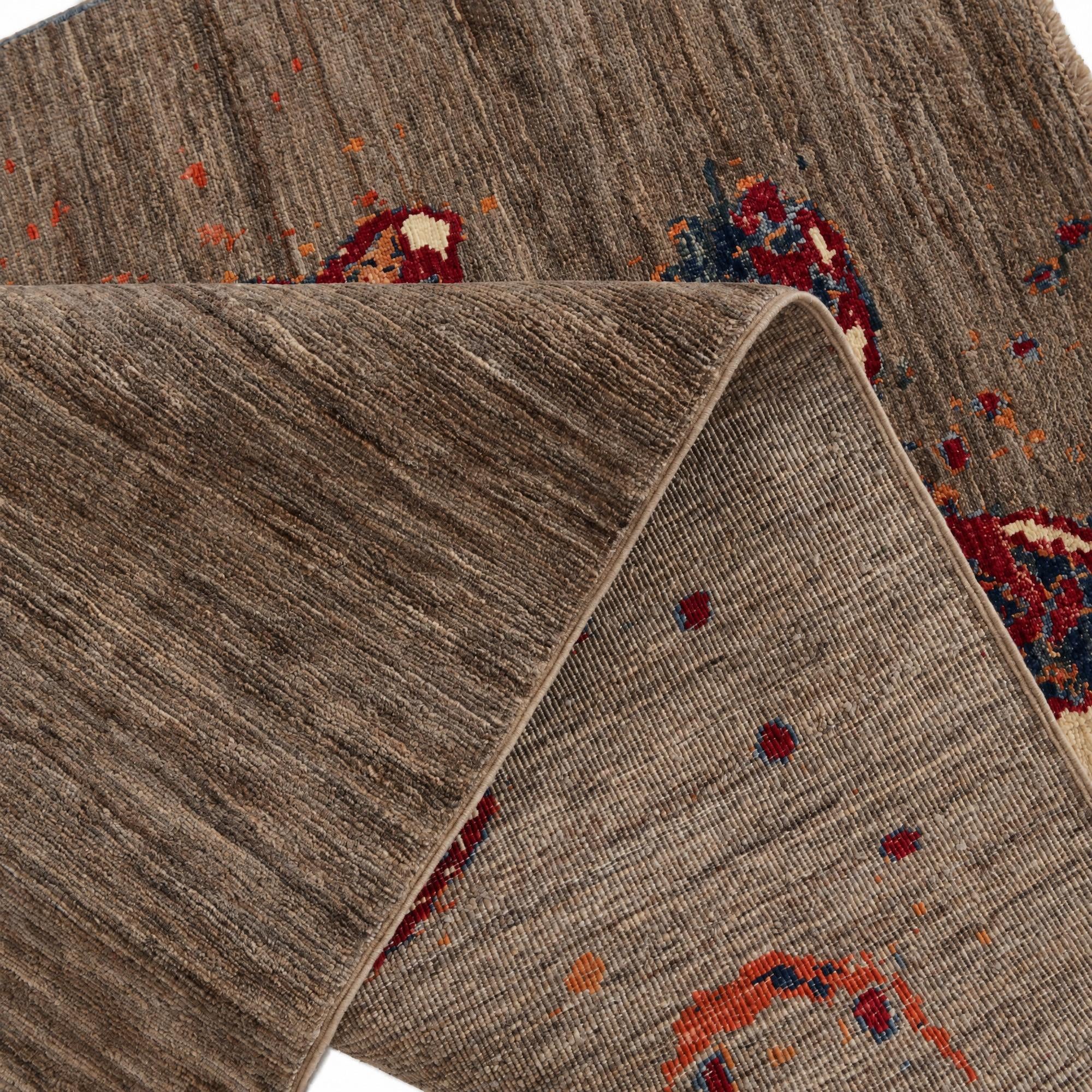 105cm x 150cm Hand Knotted Modern Ziegler Rug