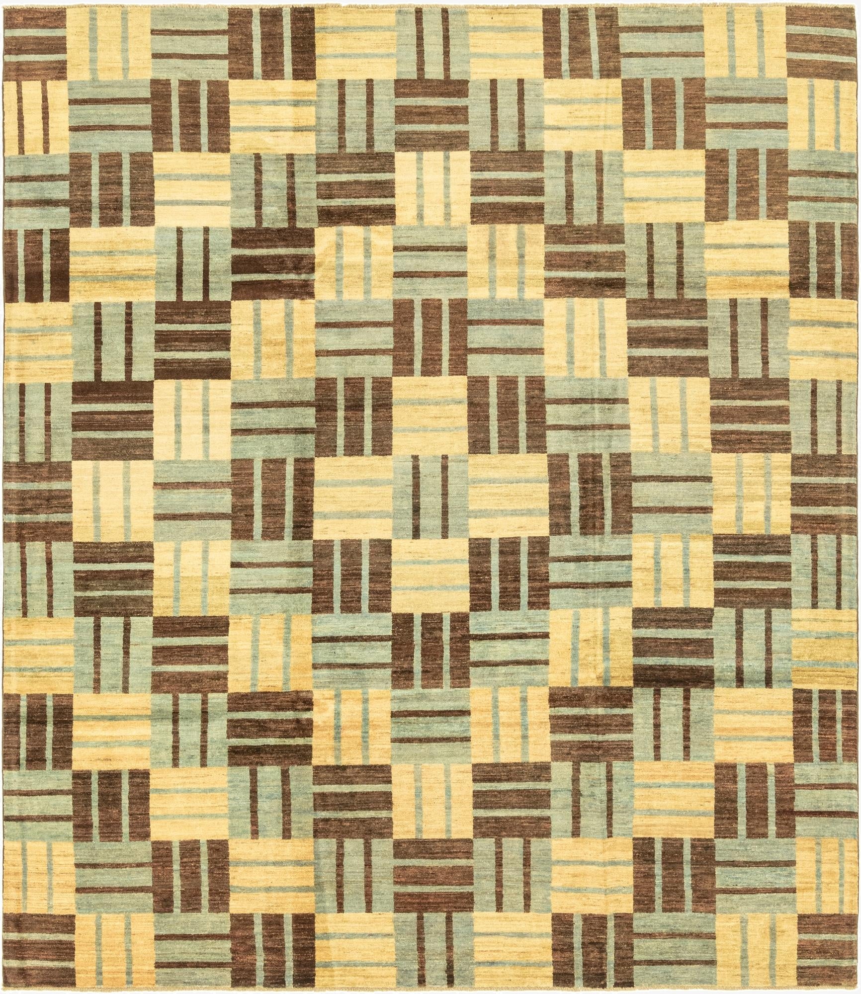 8' x 9' 7  Hand Knotted Modern Ziegler Rug