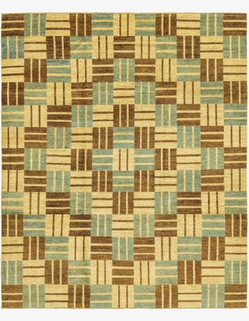 8' 2 x 9' 10 Hand Knotted Modern Ziegler Rug