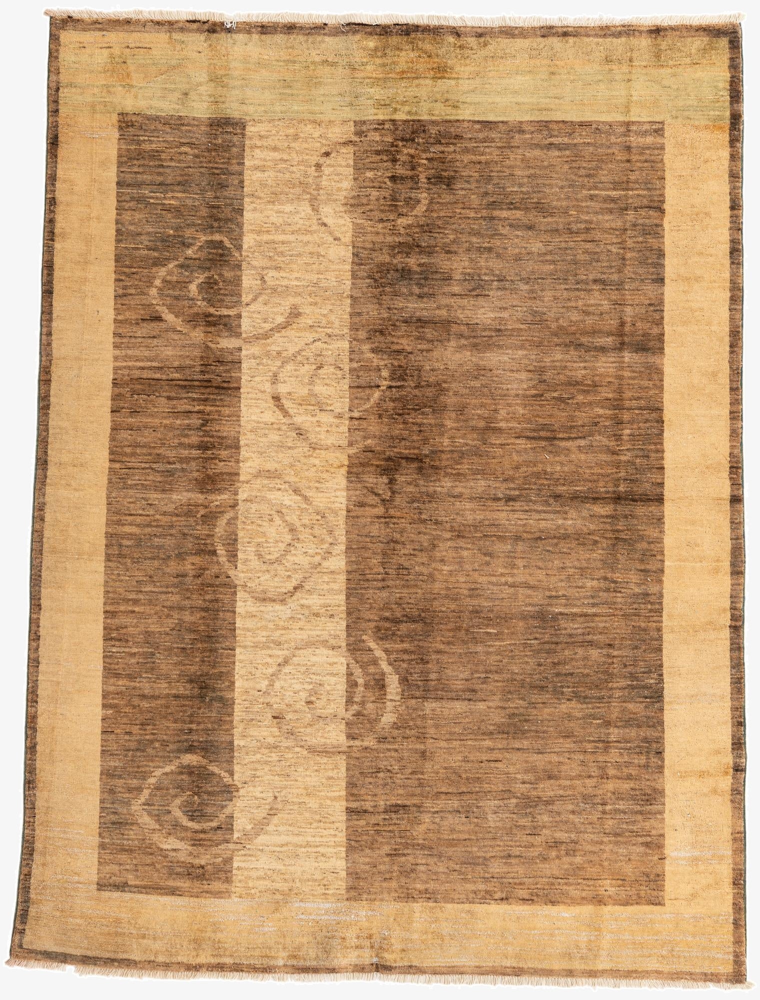 5' 4 x 7' 2  Hand Knotted Modern Ziegler Rug