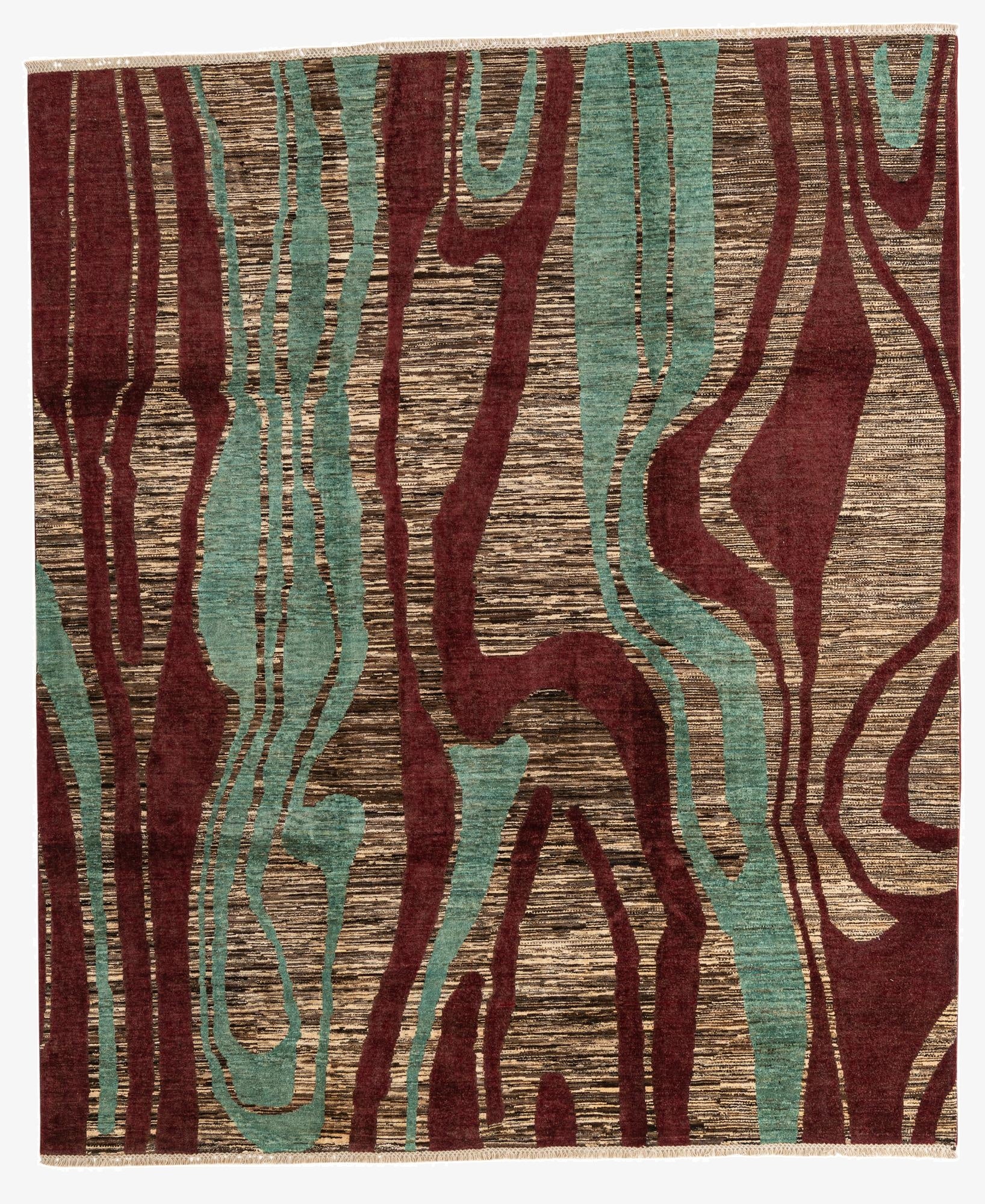 8' 2 x 9' 8  Hand Knotted Modern Ziegler Rug