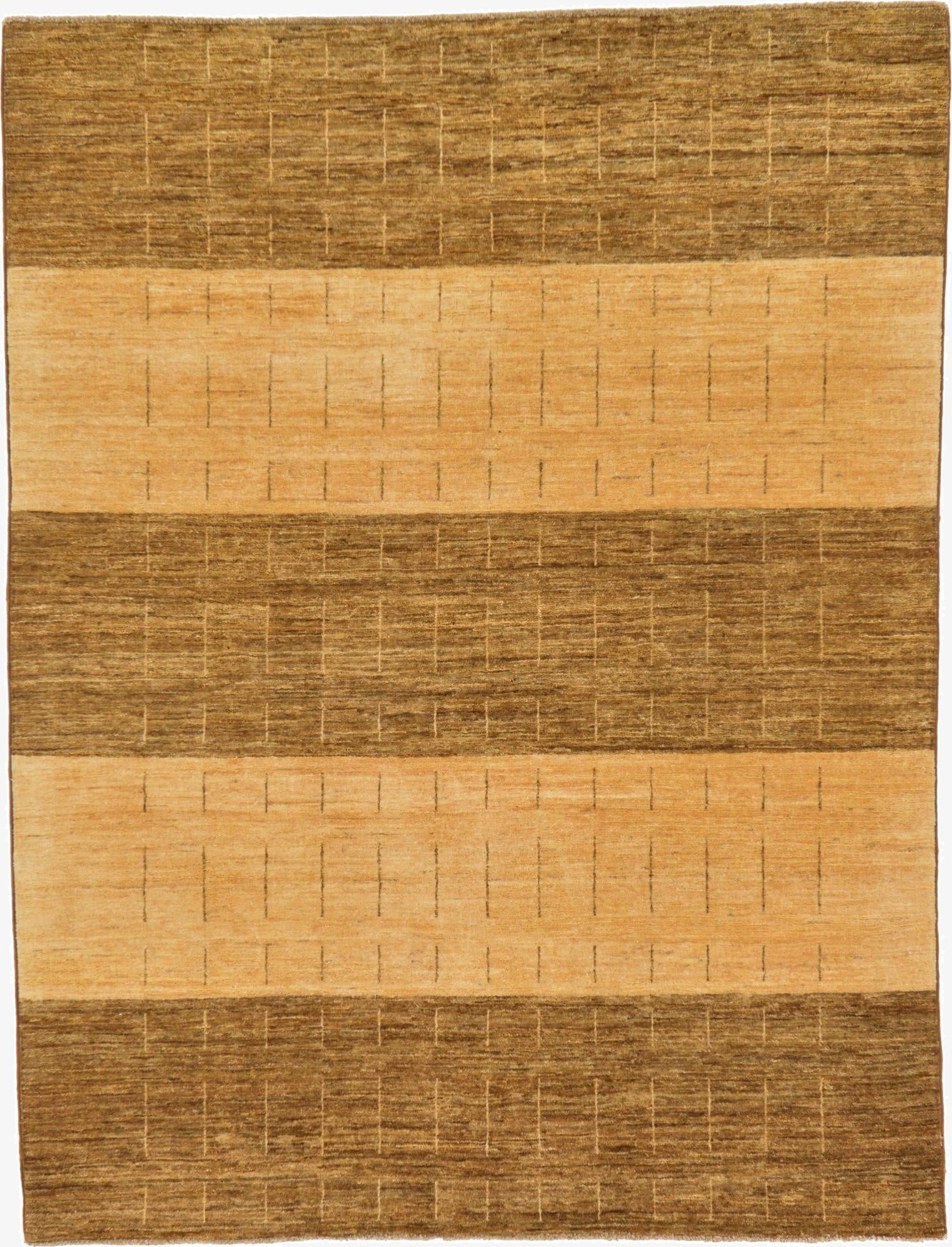 4' 11 x 6' 6  Hand Knotted Modern Ziegler Oriental Rug