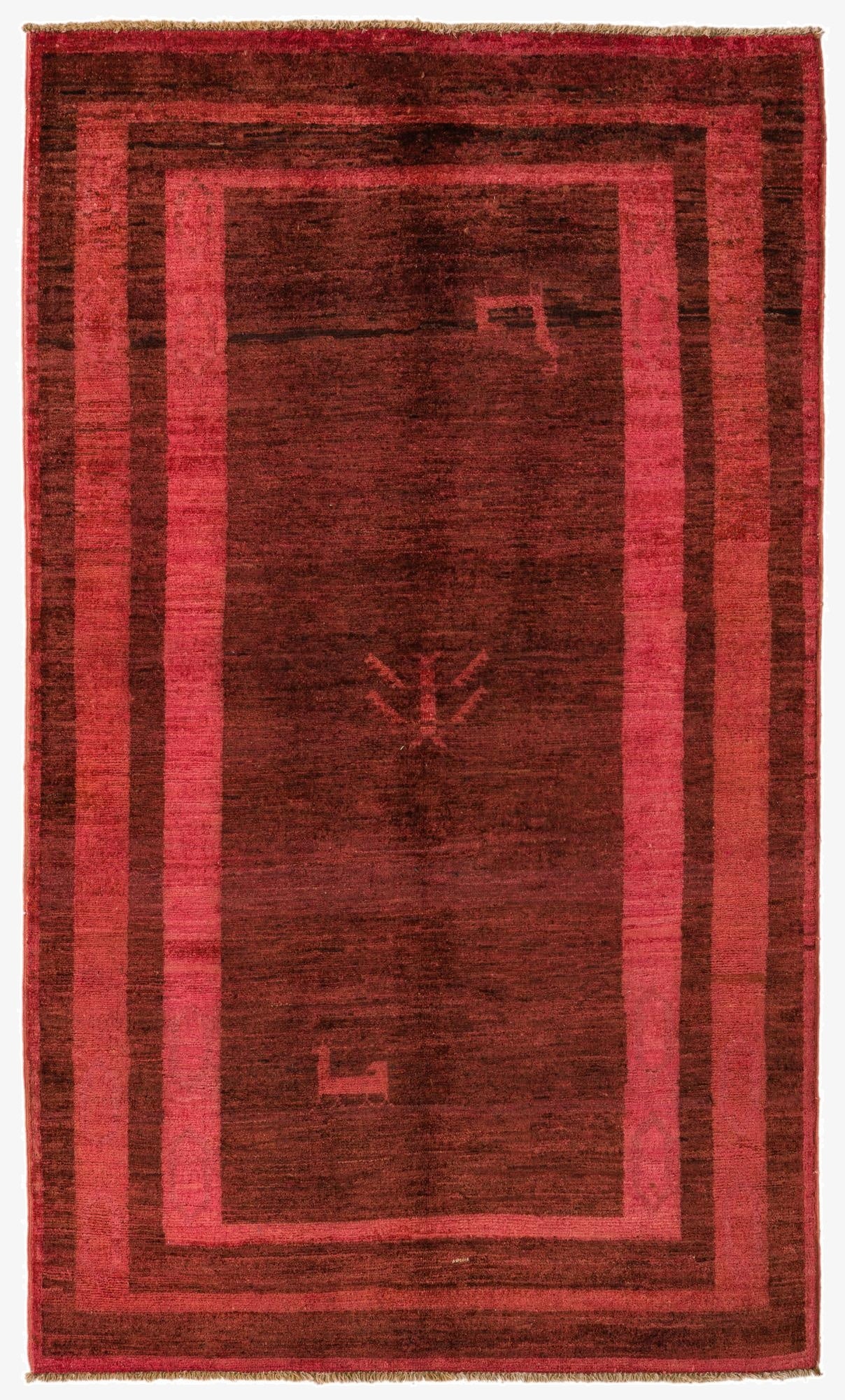 3' 8 x 6' 1 Hand Knotted Modern Ziegler Rug