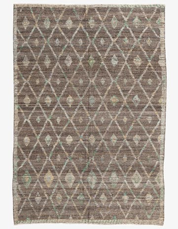5' 8 x 8' 2 Hand Knotted Modern Ziegler Wool Rug