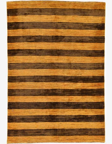 4' 10 x 7' Hand Knotted Modern Ziegler Rug