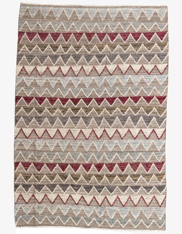 6' 8 x 9' 8 Hand Knotted Modern Ziegler Wool Rug