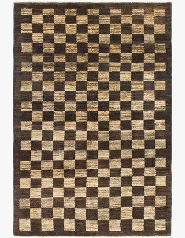 3' 10 x 5' 10 Hand Knotted Modern Ziegler Rug