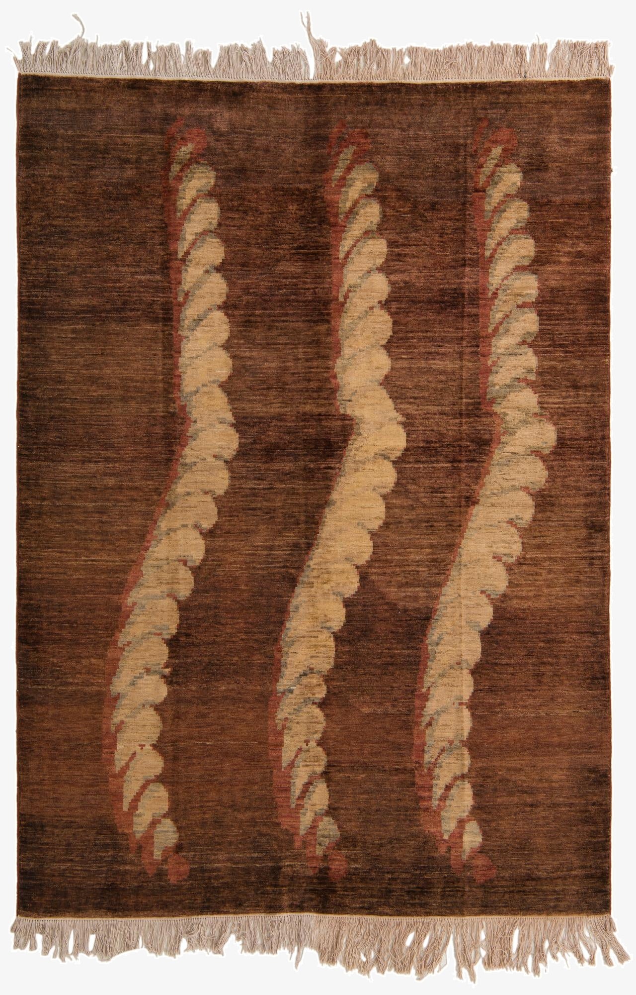 5' 6 x 7' 9  Hand Knotted Modern Ziegler Rug