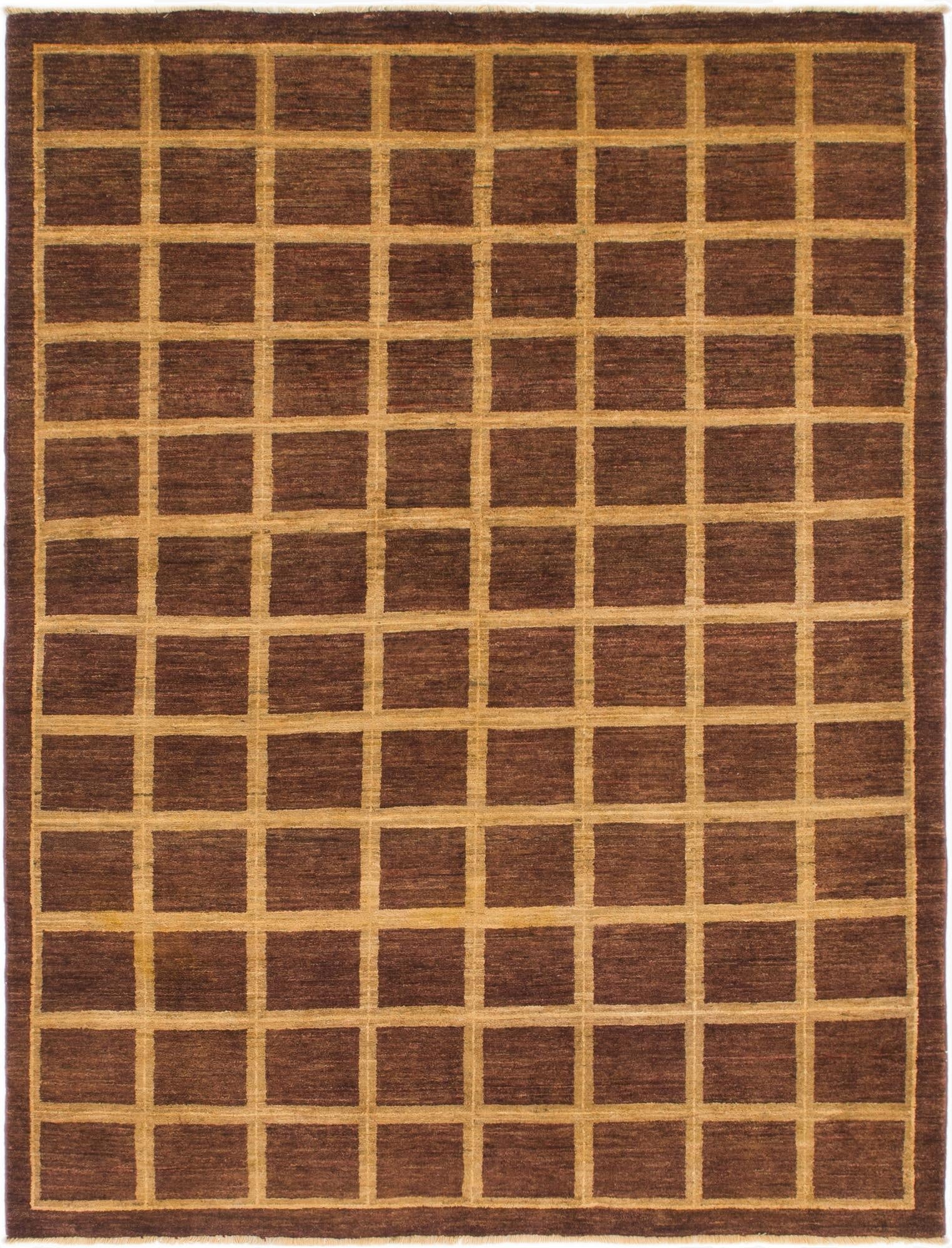 5' 4 x 7'  Hand Knotted Modern Ziegler Rug