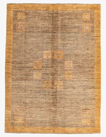 5' x 6' 7 Hand Knotted Modern Ziegler Rug