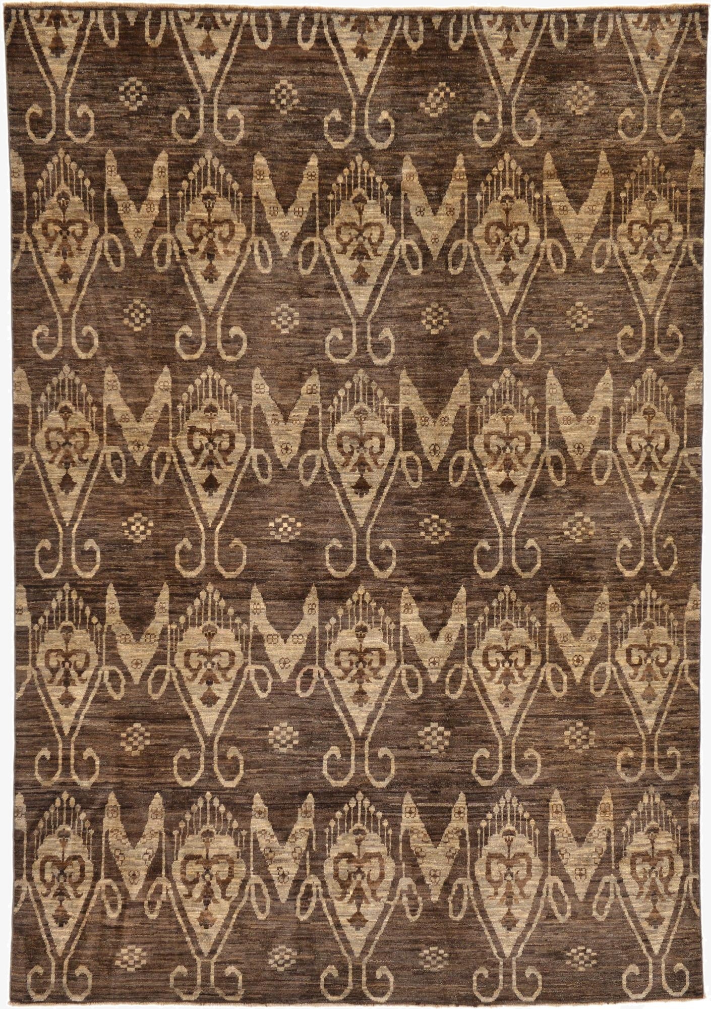 6' 7 x 9' 5  Hand Knotted Modern Ziegler Rug