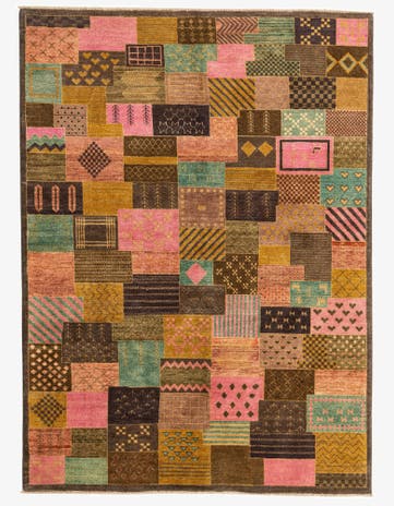 5' 8 x 7' 8 Hand Knotted Modern Ziegler Rug