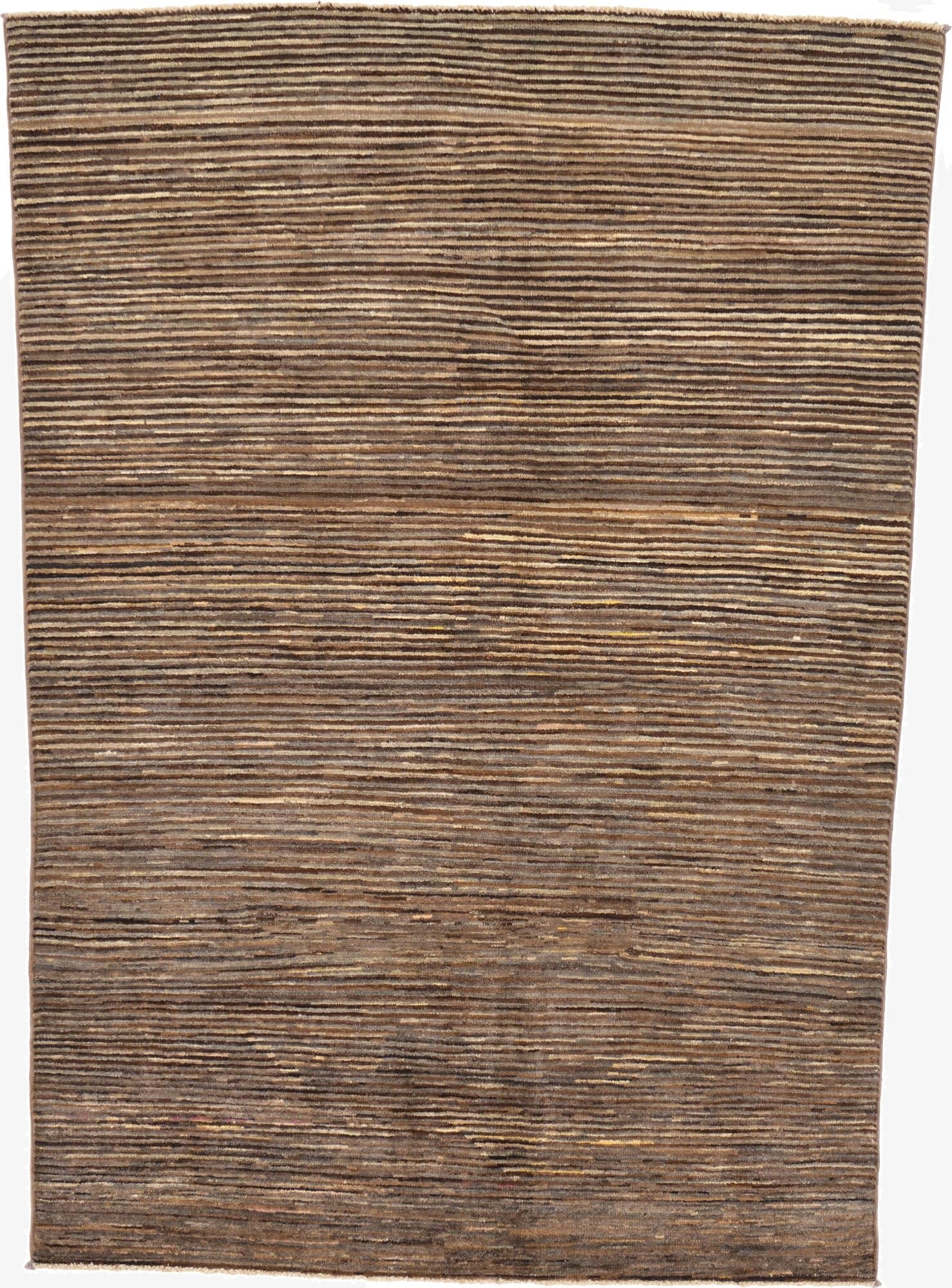 4' 10 x 6' 9  Hand Knotted Modern Ziegler Rug