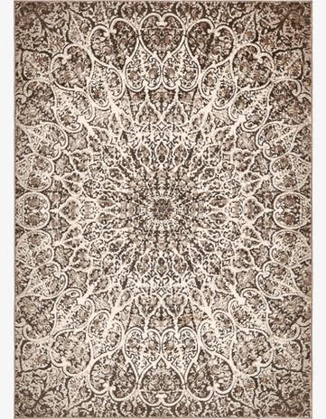 Brown Monte Carlo Rug