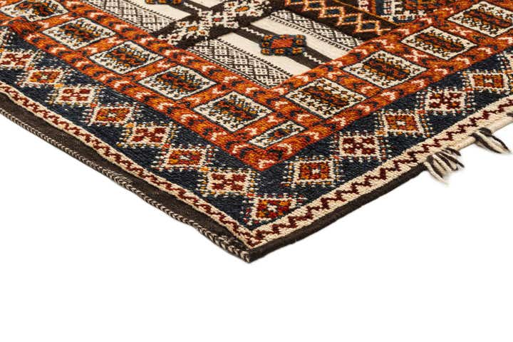 6' 5 x 8' 9 Hand Knotted Moroccan Oriental Wool Rug