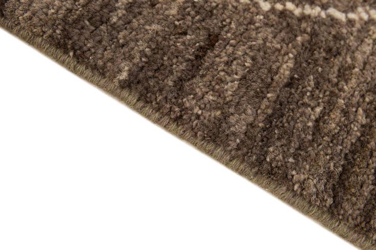 Detail image of 4' 8 x 6' 8 Hand Knotted Moroccan Wool Rug