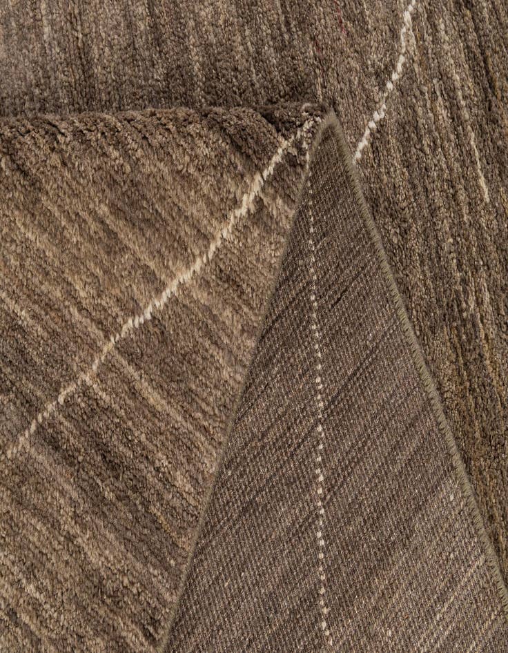 Detail image of 4' 8 x 6' 8  Hand Knotted Moroccan Wool Rug