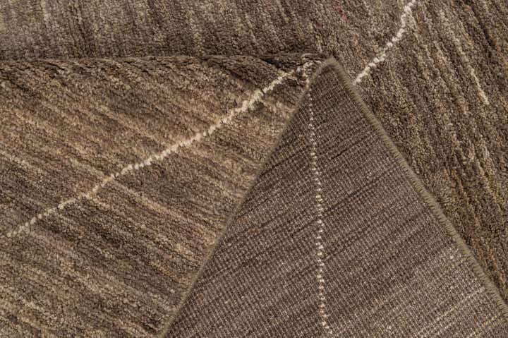 4' 8 x 6' 8 Hand Knotted Moroccan Wool Rug