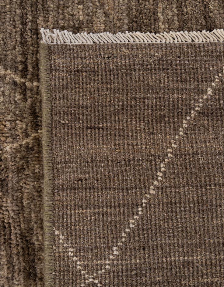 Detail image of 4' 8 x 6' 8  Hand Knotted Moroccan Wool Rug