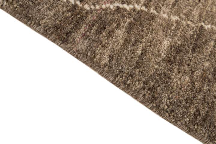 4' 7 x 6' 5 Hand Knotted Moroccan Wool Rug