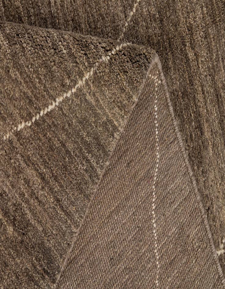 Detail image of 4' 7 x 6' 5  Hand Knotted Moroccan Wool Rug