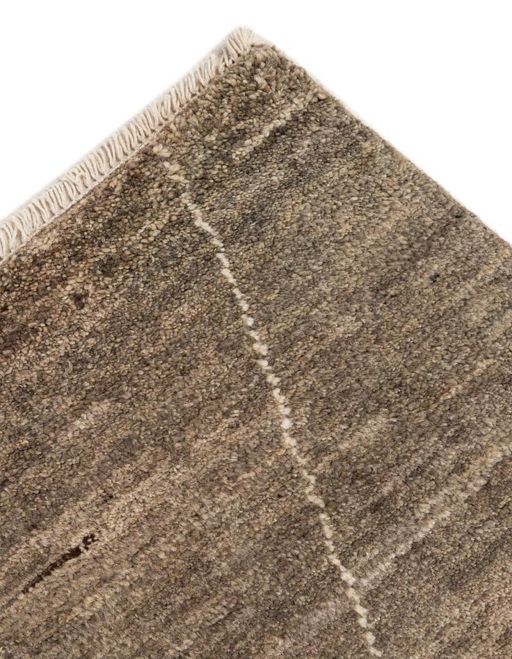 Detail image of 4' 7 x 6' 5  Hand Knotted Moroccan Wool Rug