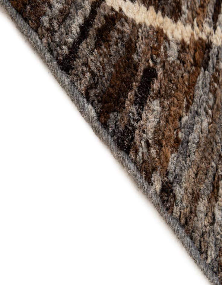 Detail image of 5' x 6' 4  Hand Knotted Moroccan Wool Rug