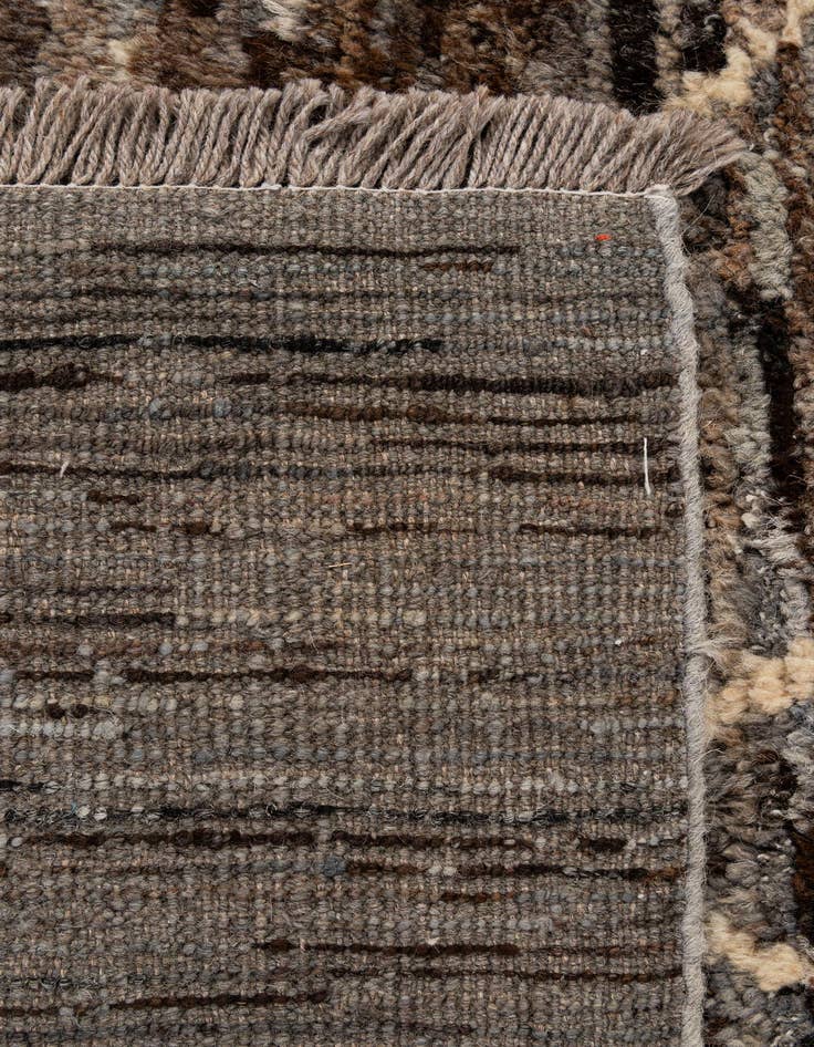 Detail image of 5' x 6' 4  Hand Knotted Moroccan Wool Rug