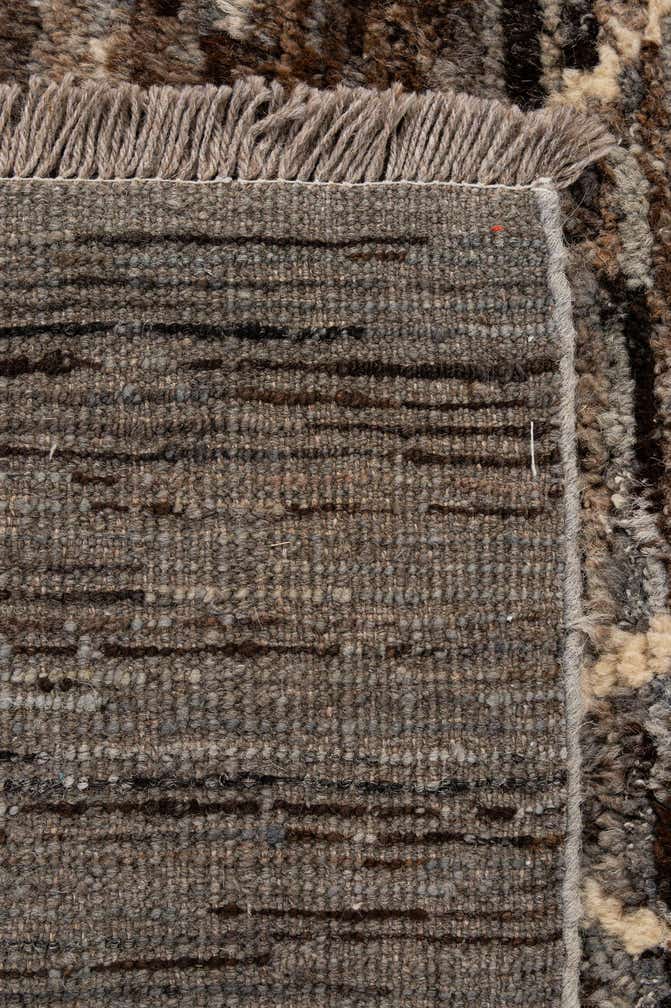 5' x 6' 4 Hand Knotted Moroccan Wool Rug