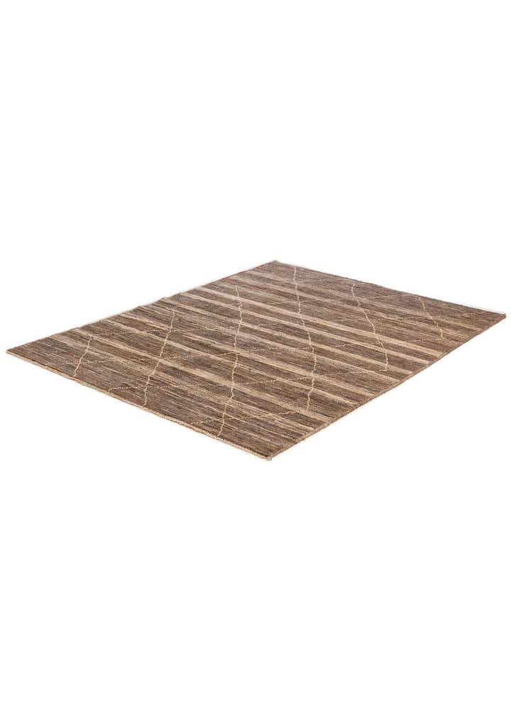 5' x 6' 7 Hand Knotted Moroccan Wool Rug