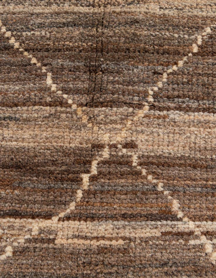 Detail image of 5' x 6' 7  Hand Knotted Moroccan Wool Rug