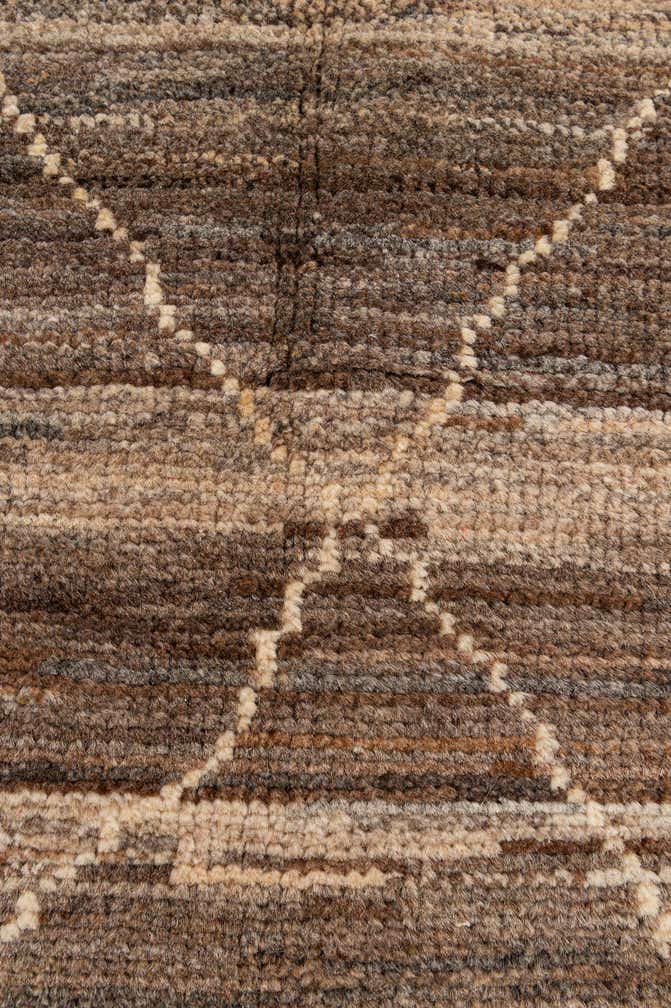 5' x 6' 7 Hand Knotted Moroccan Wool Rug